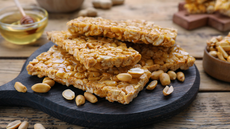 Budín de banana y mantequilla de maní